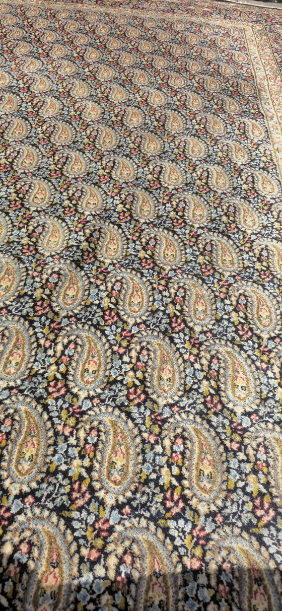 Image 1 of Antiker Kerman Kirman 370x270cm handgeknüpft Premium Qualität Meisterwerk persischer Handwerkskunst  Perserteppich Orientteppich