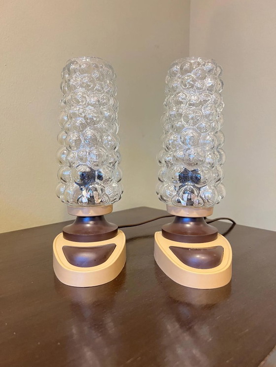 Image 1 of Orion bedlampjes van de traditionele Weense fabrikant uit de jaren 1970 - de echte klassiekers uit het ruimtetijdperk.