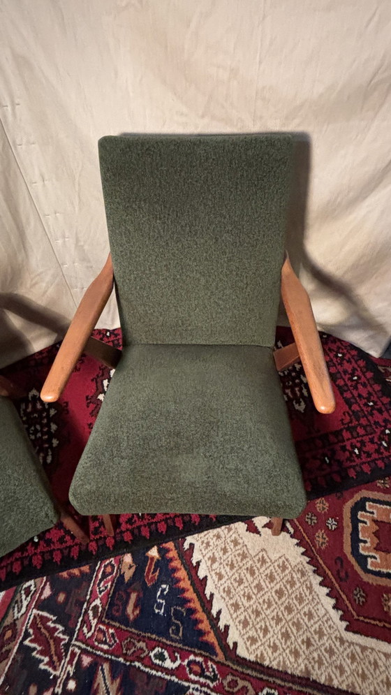 Image 1 of Mid-century Deens design dames en heren fauteuil 