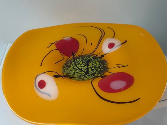 Image 1 of Loranto Murano glaskunst schaal – uniek designstuk