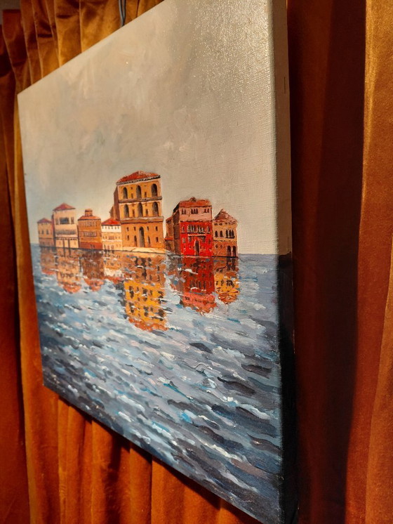 Image 1 of Toon Kuijpers schilderij   `Canal Grande`
