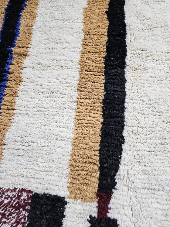 Alfombra tradicional tejida a mano de lana natural, tamaño 2/3 m. – Aime Té, Wool (photo 6 of 9)