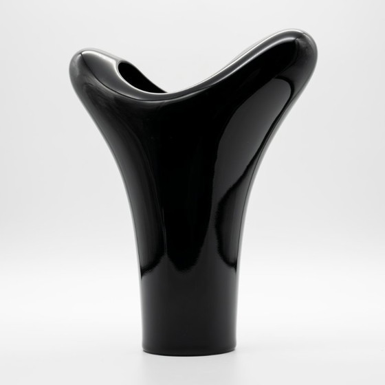 Image 1 of Vase et cendrier Rosenthal Studio Line Glossy Porcelaine Noire SPIRIT, Platt & Young