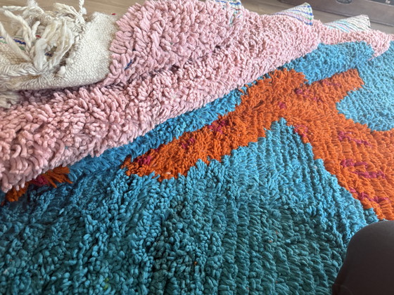 Image 1 of Tappeto monumentale in lana fatto a mano con motivo a serpente – 325 × 204 cm