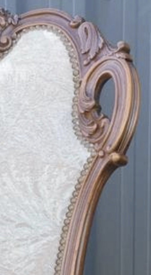 4 sillas de comedor barrocas italianas – eetkamerstoelen, Textile, Wood (photo 2 of 6)