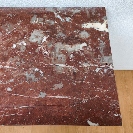 Image 1 of Comò antico, cassettiera, mobile da bagno con piano in marmo.