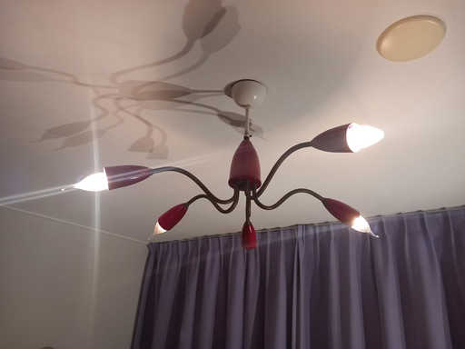 Vintage Messing Spin Plafondlamp