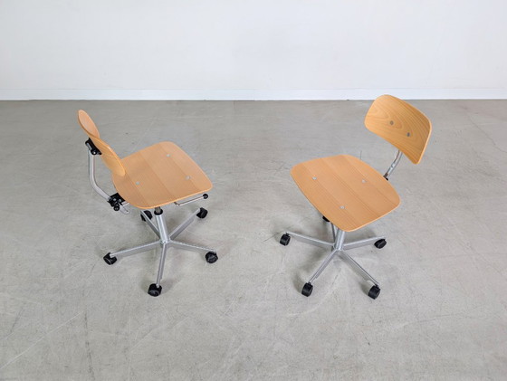 Image 1 of Set di 2 sedie da ufficio Fritz Hansen Jørgen Rasmussen KEVI Sedie di design