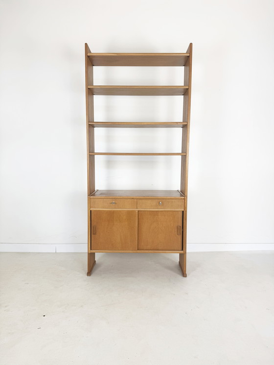 Image 1 of Scandinavian Oak Bookcase, 1960s