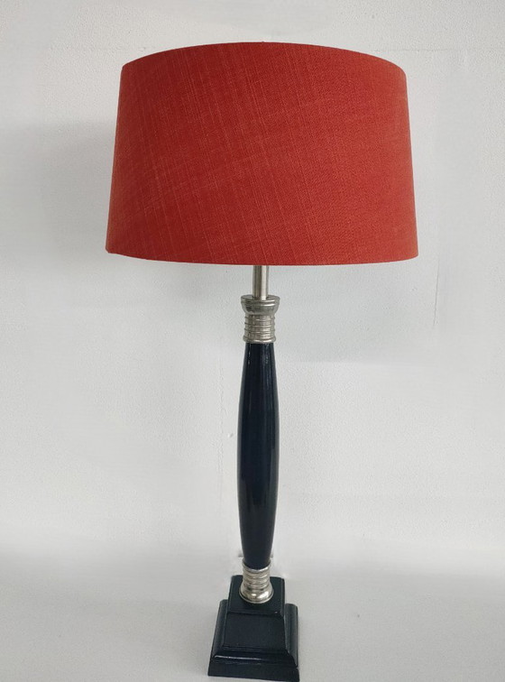 Beautiful Set of 60 cm Hollywood Regency/Neo Classic Art Deco Style Tall Vintage Table Lamps (Metal) (photo 14 of 18)