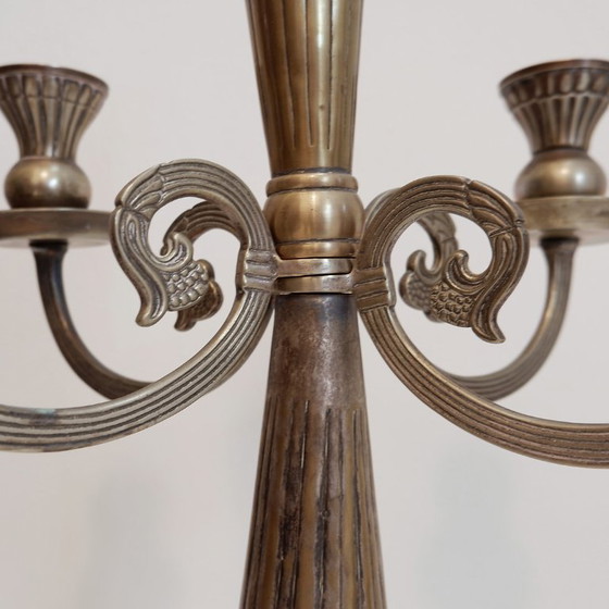 Image 1 of Großer Kandelaber mit vier Armen und fünf Flammen