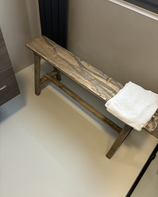 Wooden bench