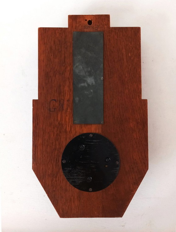 Image 1 of Barometro Art Déco Stazione meteorologica scolastica di Amsterdam