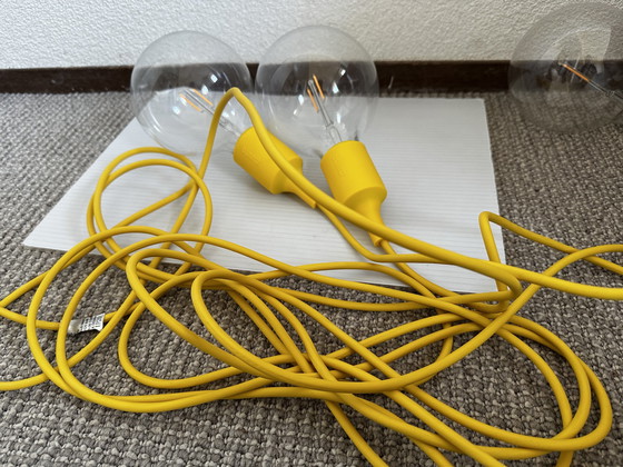Image 1 of Muuto hanglamp fitting geel 2 stuks