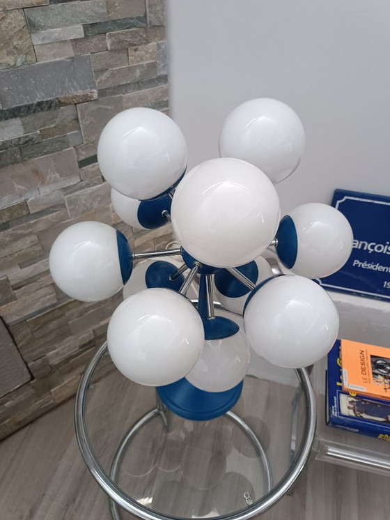 Image 1 of Lampada atomica Sputnik con 12 globi, anni '70