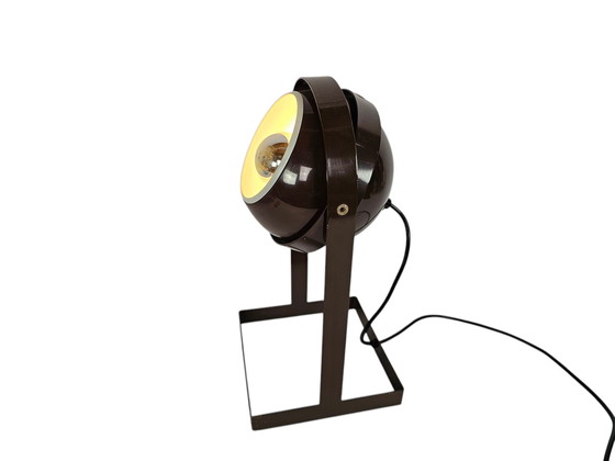 Image 1 of Space Age - 'Eyeball' Tafelspot - Metaal - 3e Kwart 20e Eeuw