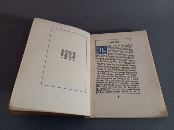 Image 1 of Los hermanos Goncourt - Künstler Köpfe, portada de Josef Hoffmann, 1910 Verlag Brüder Rosenbaum, Viena