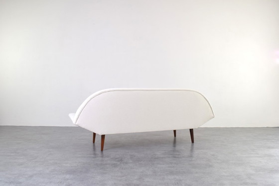 Image 1 of Deense teakhouten bank uit het midden van de 20e eeuw, jaren 60.