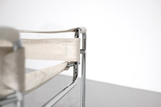 Image 1 of B3 Wassily" armchair fabric by Marcel Breuer for Bononia, Italy 1925.