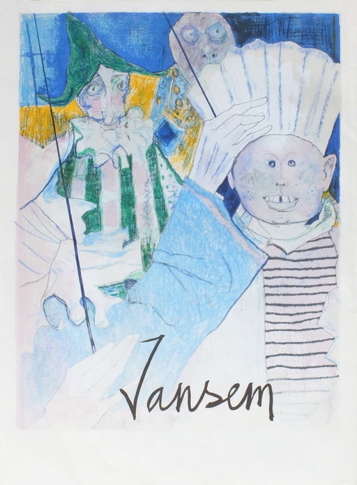 Jean Jansem Expo 93 - Galerie Matignon (before the letter) original poster 1993