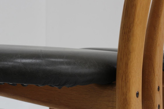 Image 1 of Ensemble de 6 chaises de salle à manger vintage en forme de T, style années 60