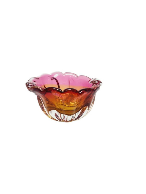 Bol décoratif de J. Hospodka pour la verrerie Chribska, Tchécoslovaquie, années 1960 – Chribska Glassworks (photo 5 of 13)