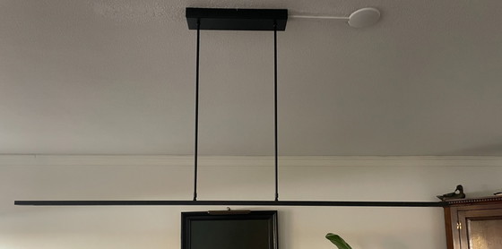 Image 1 of Hanglamp Real 3 zwart nikkel 160 cm te koop