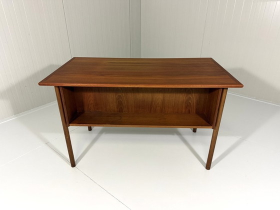 Gunnar Nielsen Teak Freestanding Desk Tibergaard Denmark – Wood (photo 10 of 15)