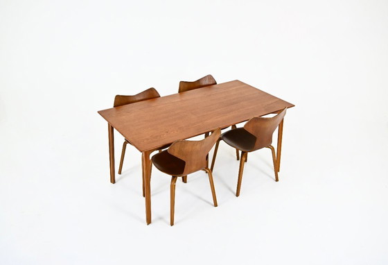 Image 1 of Dining set by Arne Jacobsen for Fritz Hansen, 1950s