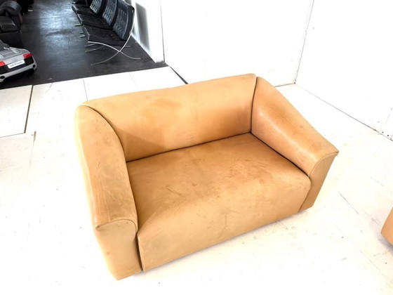 Image 1 of 2 x De Sede DS 47 Leather Sofa Couch Group Design Neck Desede