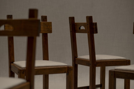 Image 1 of Brutalist Dining Chair Set