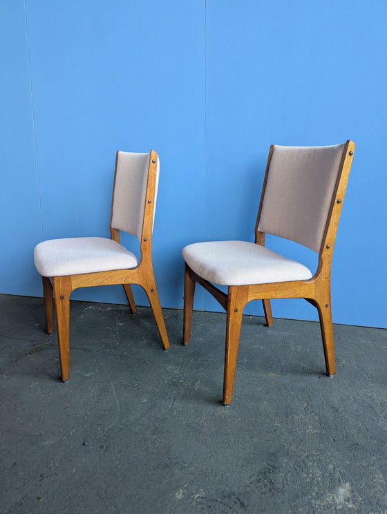 Image 1 of Chaises de salle à manger vintage danoises en teck, Erik Buch, années 1960