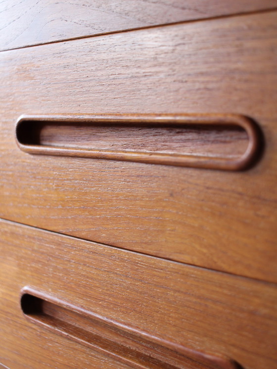 Image 1 of Vintage Danish freestanding desk in teak