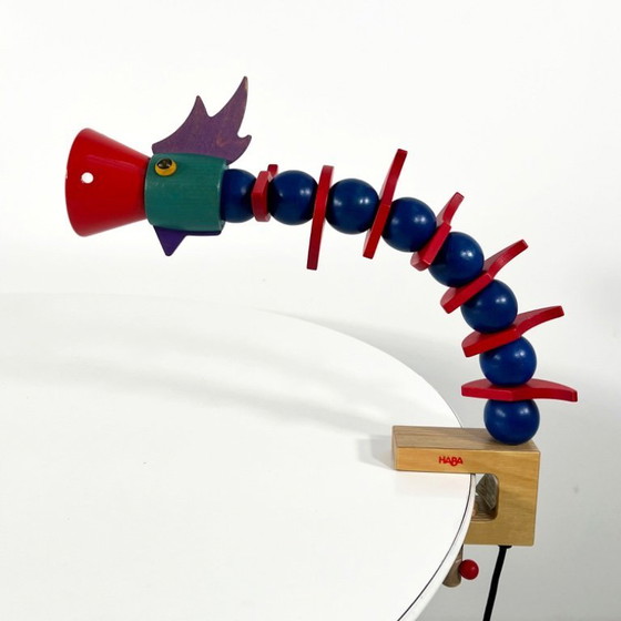 Image 1 of Lámpara de mesa de dragón de Haba, años 80