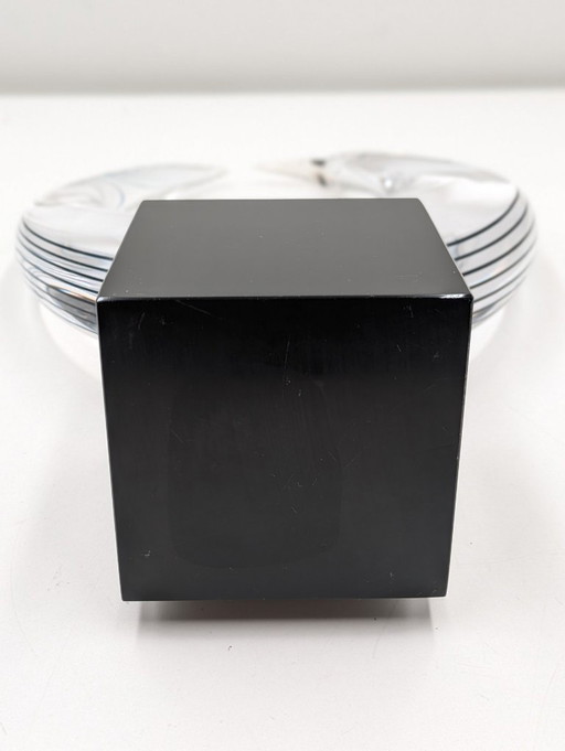 Skulptur, Halbmond - 36 cm - Glas