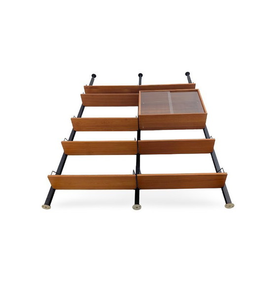 Image 1 of Original Midcentury Poul Cadovius Wandregal Royal Cado 1960 Teak5