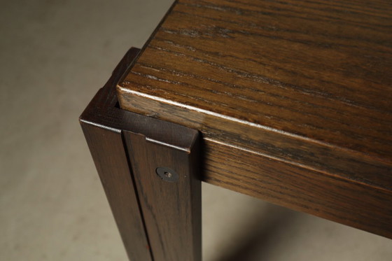 Image 1 of Extendable Oak Dining Table by AZS Meubelen, Netherlands, 1970s