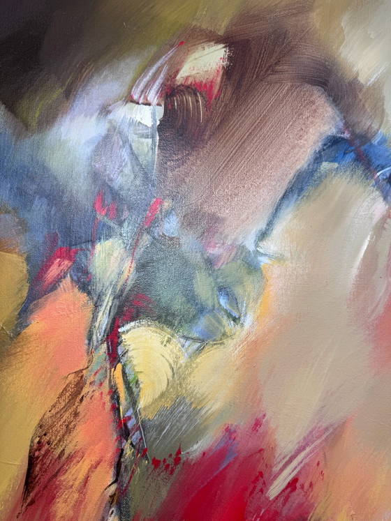 Nelly Madoulet, a contemporary abstract painting, Paintings & Drawings, Metal, Canvas, Gold (photo 8 of 14)