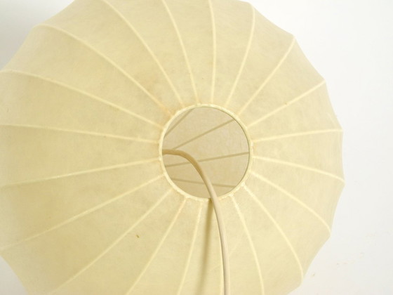 Image 1 of Beautiful round Cocoon pendant lamp in very good original vintage condition from the 1960s