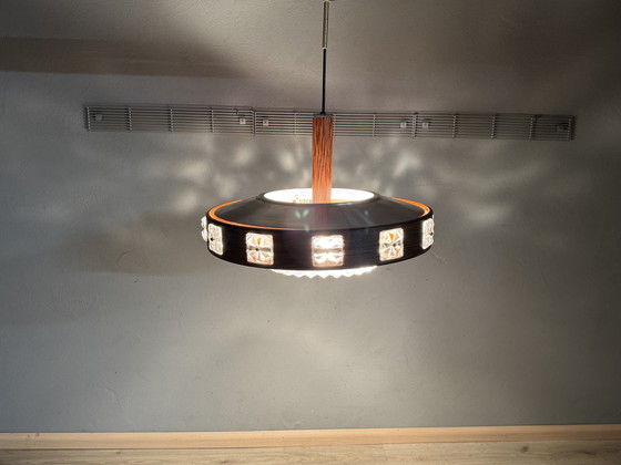 Image 1 of Lámpara colgante OVNI de estilo espacial de mediados de siglo XX (años 60)