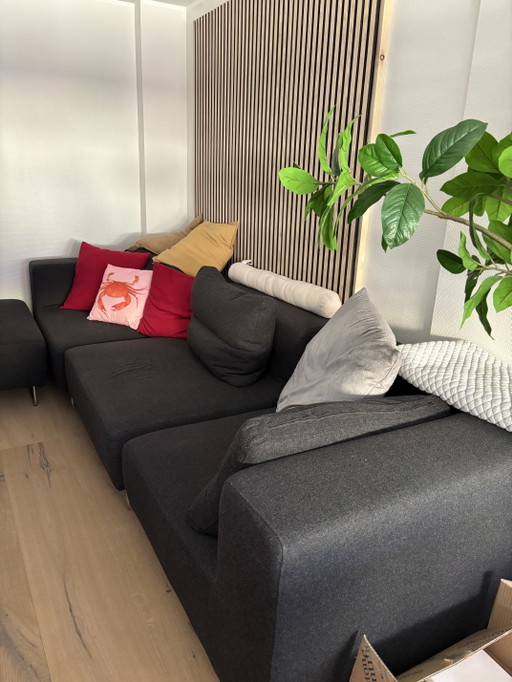 Softline Modularcouch – modulaire banken, Wool, Textile