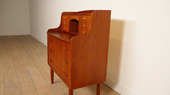 Image 1 of Vintage Secretaire | Deens | Teak | Met Spiegel