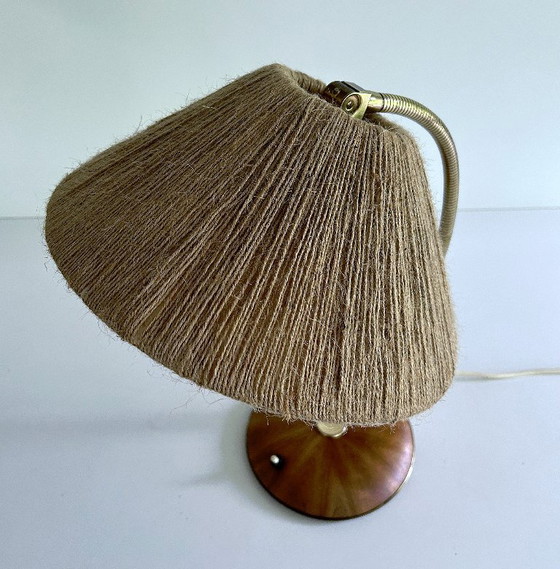 Image 1 of Lámpara de madera danesa de mediados de siglo