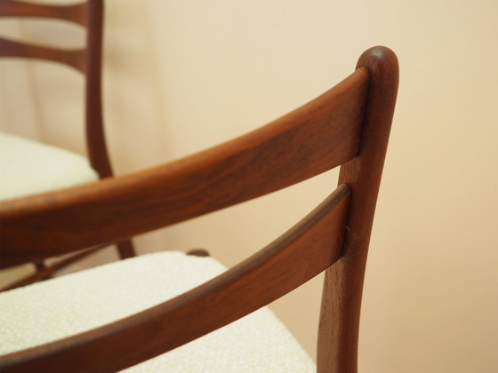 Image 1 of Sechs Teakholzstühle, dänisches Design, 1960er Jahre, hergestellt in Dänemark