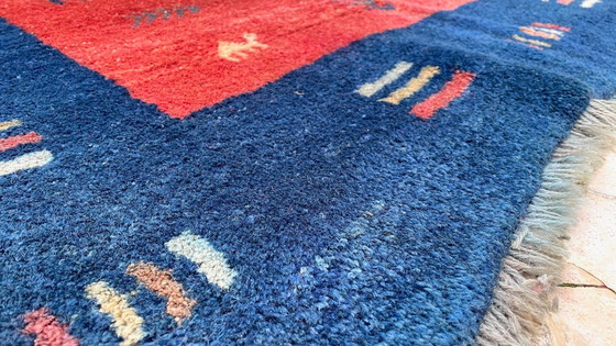 Image 1 of Alfombra Gabbeh 100% Lana Años 80-90 - 144×195 cm