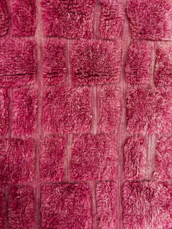 Image 1 of Moroccan Mrirt Rug Handmade Wool – Large Pink Berber Area Rug 200x320 cm