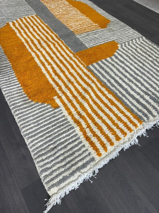 Image 1 of Tapis marocain artigianale en laine 300cmx150cm