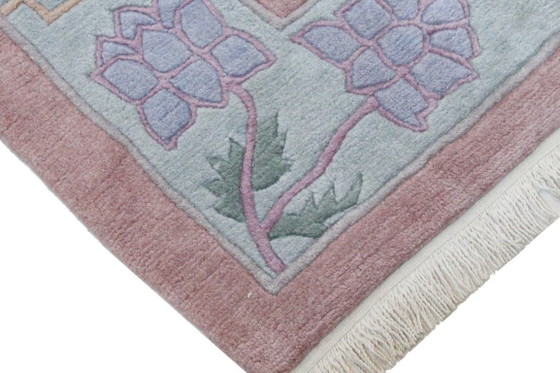 Original Modern Designer Highland Wool Rug Nepal 344 x 249 cm, Rugs & carpets, Pink (photo 4 of 7)