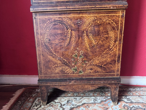 Comtoise Standuhr Korpus bemalt um 1840(?) ca 220 H 46 B 24 T – Macé a Redon, Klokken, Wood (photo 14 of 14)