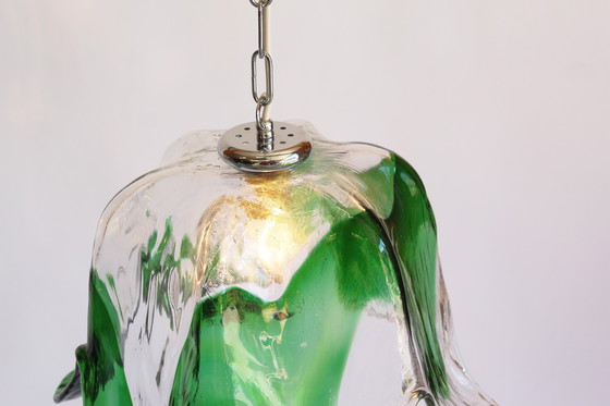 Image 1 of 1x Lampada a sospensione vintage in vetro di Murano